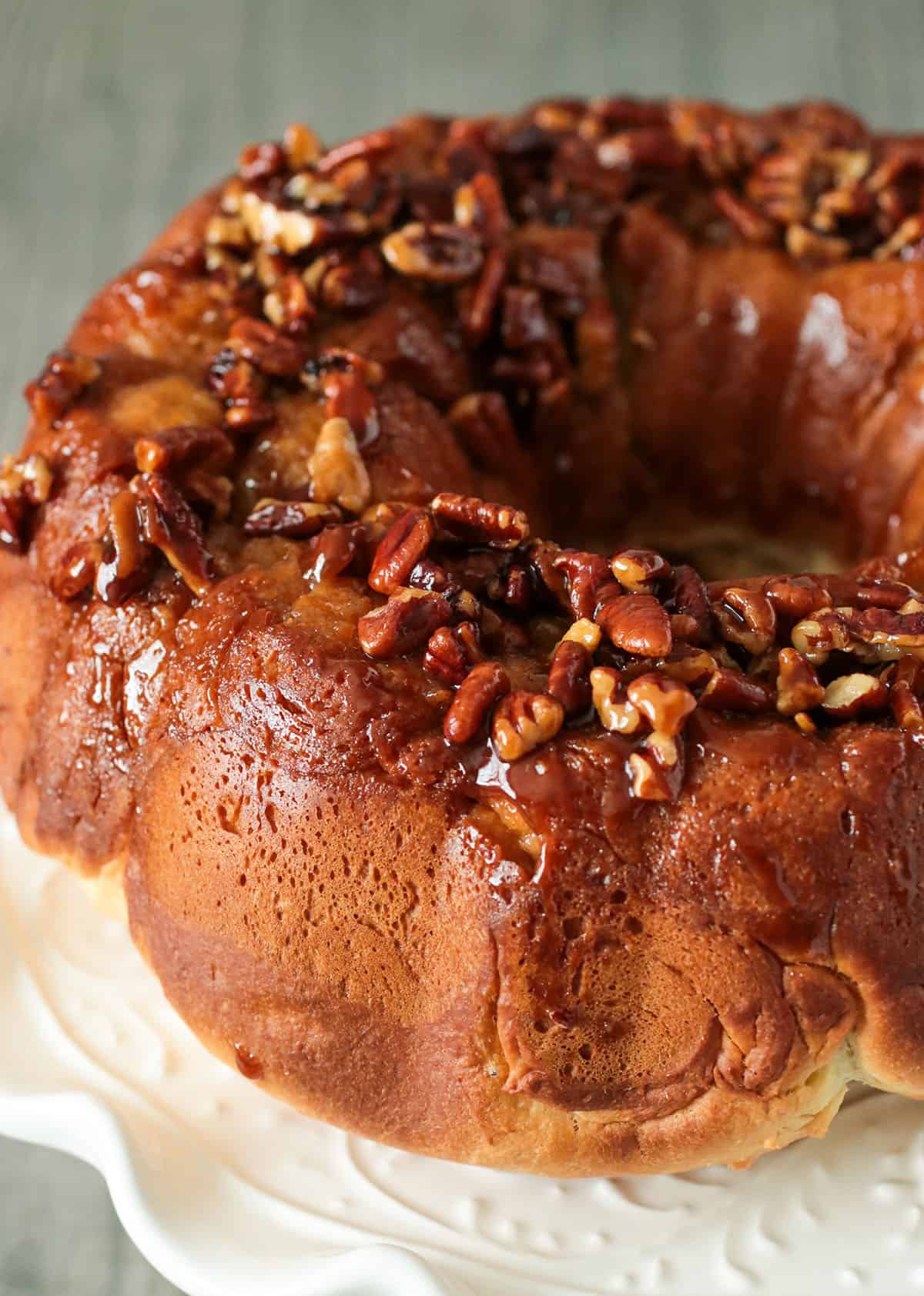 Yeast Pecan Coffee Cake Woman Scribbles