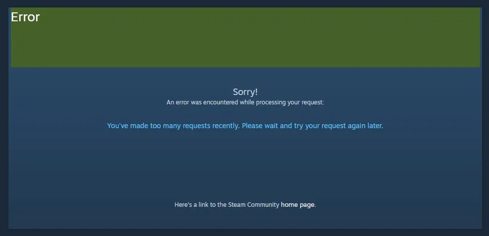 You Ve Made Too Many Requests Recently How To Fix This Steam Market