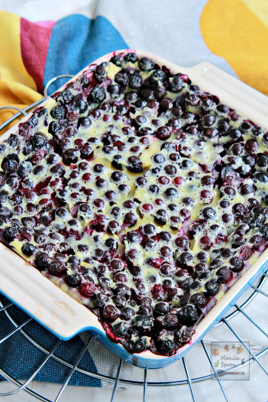 Yummy Blueberry Clafoutis Manila Spoon