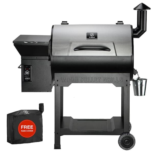 Z Grills 694 Sq In Pellet Grill And Smoker In Bronze Zpg 7002B3e The Home Depot In 2023