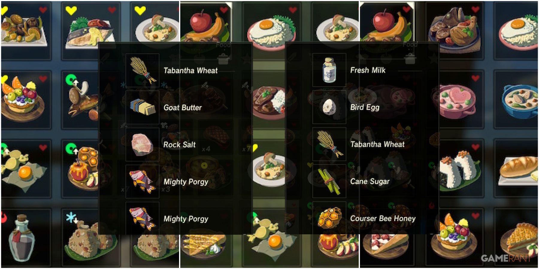 Zelda Botw All Recipes