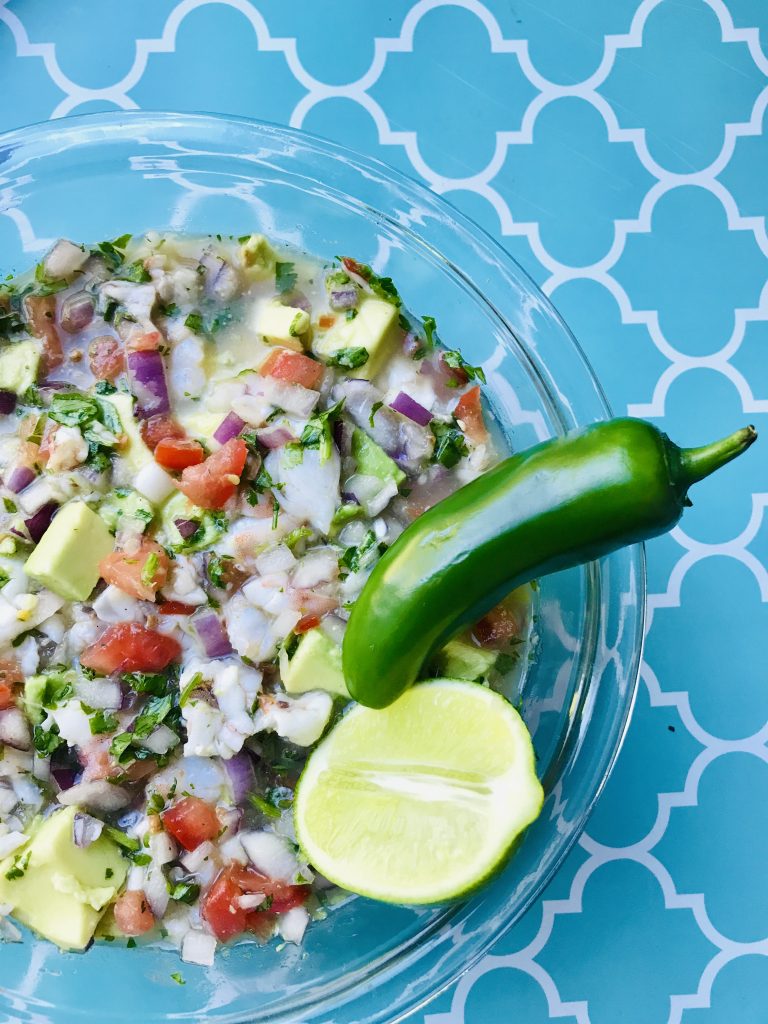 Zesty Lime Cooked Shrimp Ceviche Gradfood